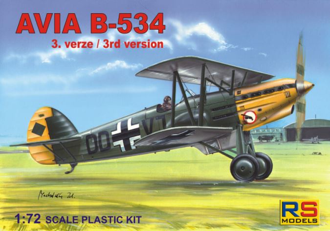 Red-Scale Modellbau 1:72 Scale Avia B-534 III.version (6 decal v. for Czech, Luftwaffe, Slovakia