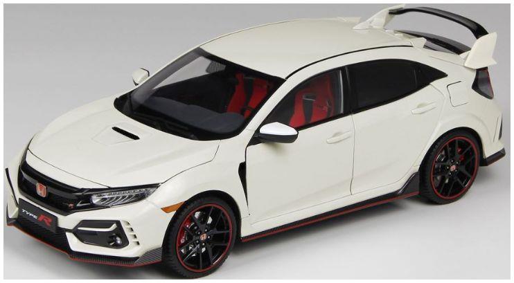 LCD Model 1:18 Scale Honda Civic Type R FK8 2020 Championship White
