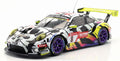 IXO 1:18 Scale Porsche 911 GT3 R #8 24h Nurburgring 2019 Iron Force Purple Wheels