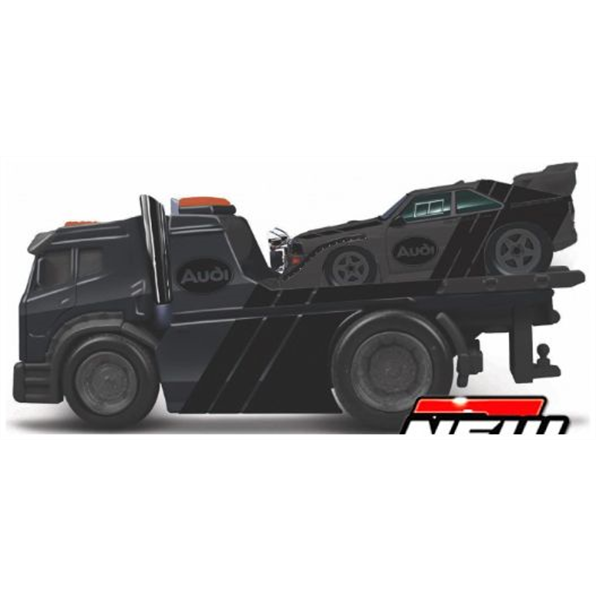 Maisto 1:64 Scale JDM Flatbed + Audi Sport Quattro S1 E2
