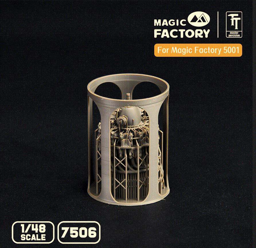 MAGIC FACTORY MF7506 1/48 Scale P&W R2800 Engine On Aircraft Version 3D