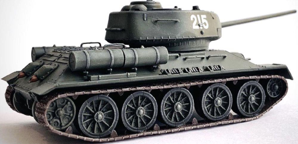Dragon 1:72 Scale Chinese Volunteer T-34/85 Tank #215 Korean War