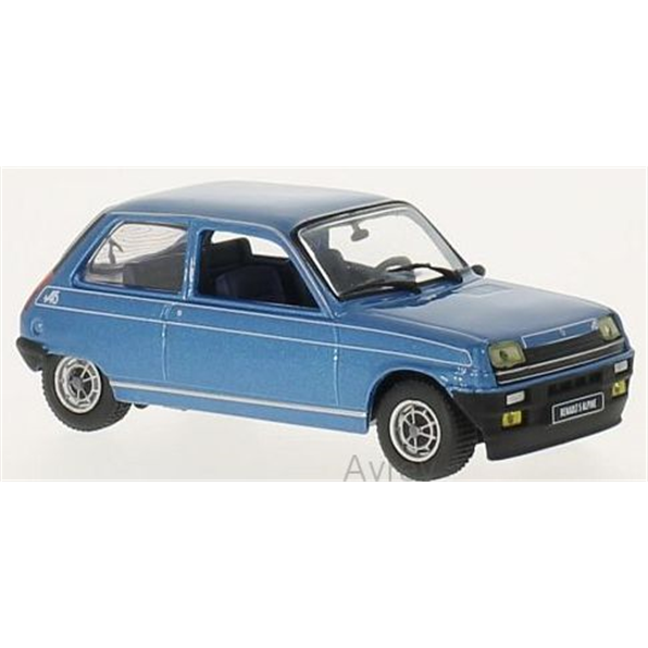 Whitebox 1:43 Scale Renault 5 Alpine 1976 - Blue Metallic