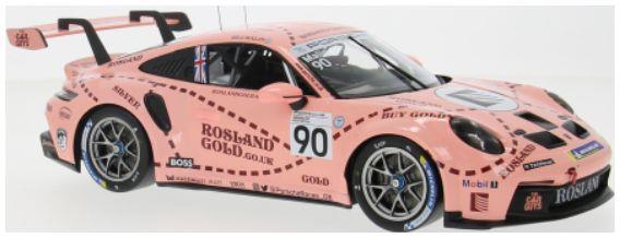 IXO  1:18th Scale Porsche 911 GT3 Cup Porsche Cup Brands Hatch 2023 #90 J. Malin