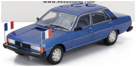 KESS 1:43rd Scale Peugeot 604 GTi V6 Ministeriale 1983 Blue