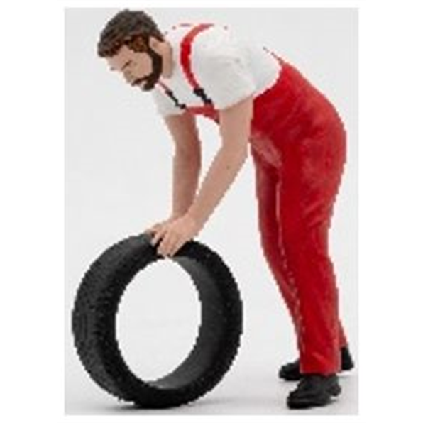 Atlantic Display Cases 1:43 Scale Patrick Rolling Tyre Figurine