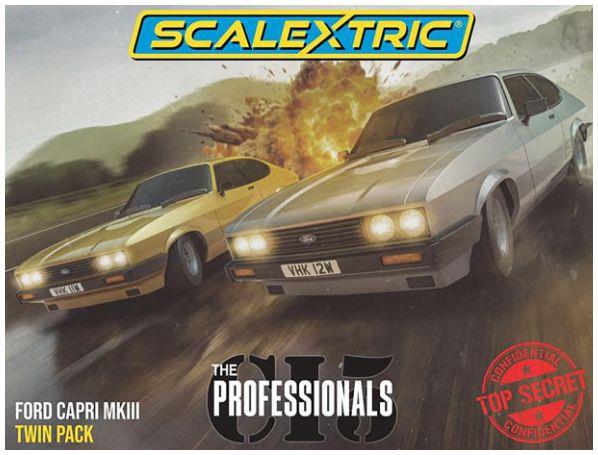 Scalextric 1:32 Scale Ford Capri Mk III Twin Car Pack The Professionals