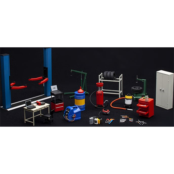 Autoart 1:18 Scale Garage Kit Set Version 2