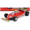 Burago 1:18 Scale Ferrari F1 312T4 Short Tail #11 Winner Monaco GP Jody Scheckter w/Driver 1979