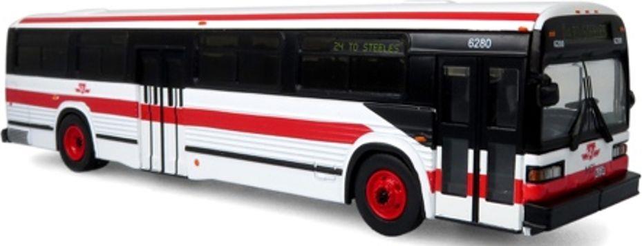 Iconic Replicas 1:87 Scale MCI Classic Transit Bus TTC Toronto Transit Commission 24 to Steeles