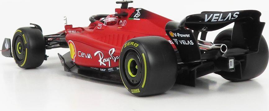 Burago 1:18 Scale Ferrari F1-75 #16 2022 Charles Leclerc Scuderia Ferrari-Yellow Wall(medium) Tyres