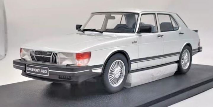 Cult 1:18 Scale Saab 900 Turbo Silver Metallic 1980-1984