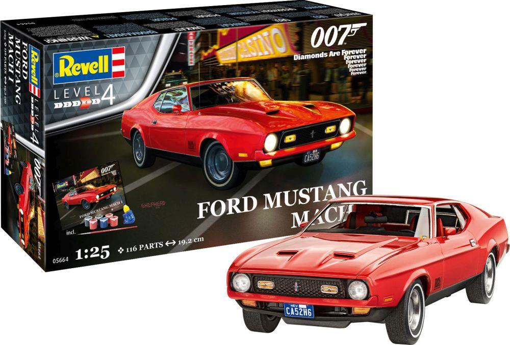 Revell 1:25 Scale Gift Set James Bond 'Ford Mustang Mach 1'