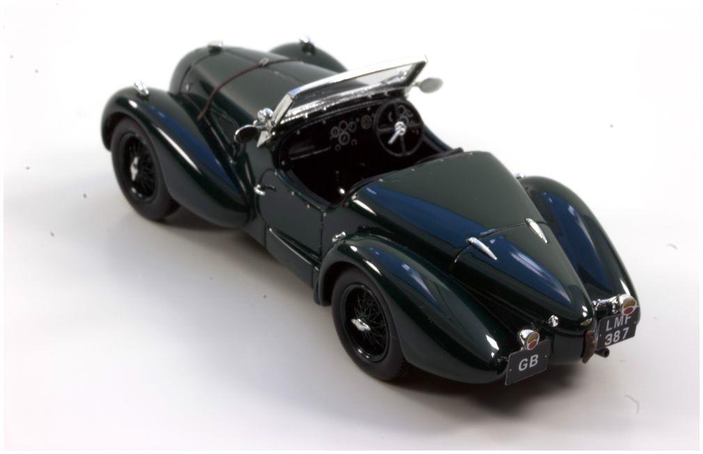 Brausi 1:43 Scale Aston Martin Speed Modell Type C Green 1940