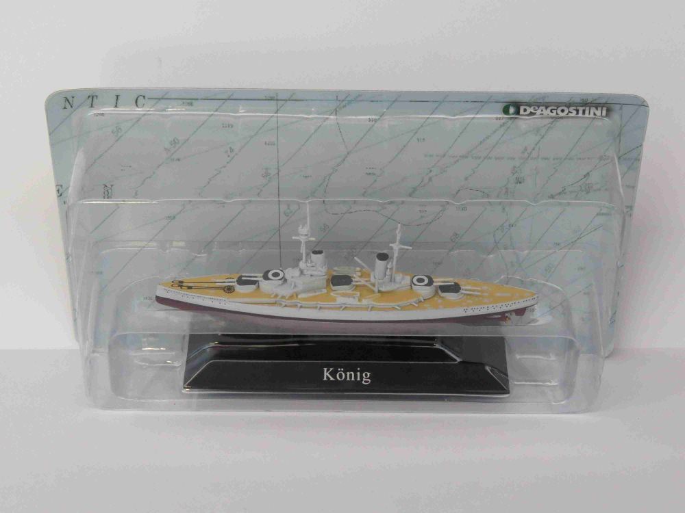 Atlas Editions 1:1250 Scale Sms Konig Light Cruiser (Grosslinienschif