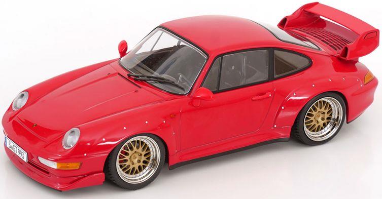 Kk Scale 1:18th Scale Porsche 911 (993) GT2 1996 BBS Rims Red