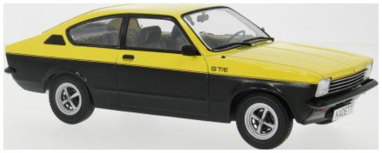 MCG model car group 1:18th Scale Opel Kadett C Coupe GT/E Yellow/Black 1975