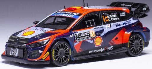 IXO 1:43 Scale Hyundai i20 N #6 WRC1 Rally Monte Carlo 2023 D.Sordo/C.Carrera