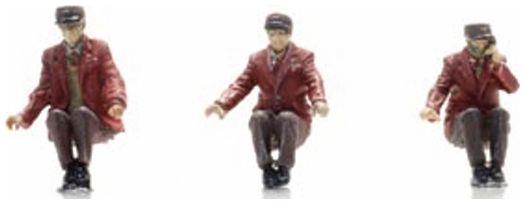 Artitec 1:87 Scale Dutch Train Drivers (3x) Ready