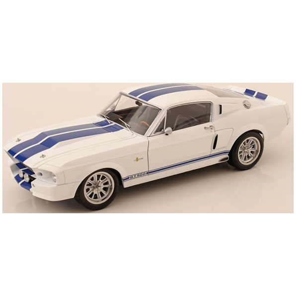 KK Scale 1:12 Scale Ford Mustang Shelby GT500 White/Blue Eleanor 1967