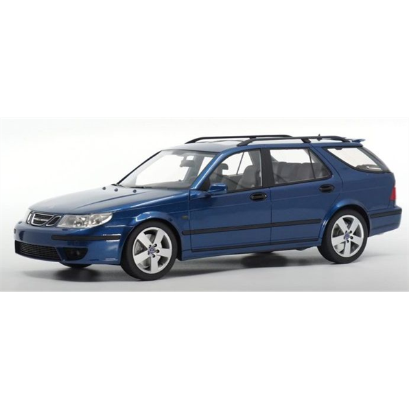 DNA Collectibles 1:18 Scale Saab 9-5 Sportcombi Aero Blue - 2005