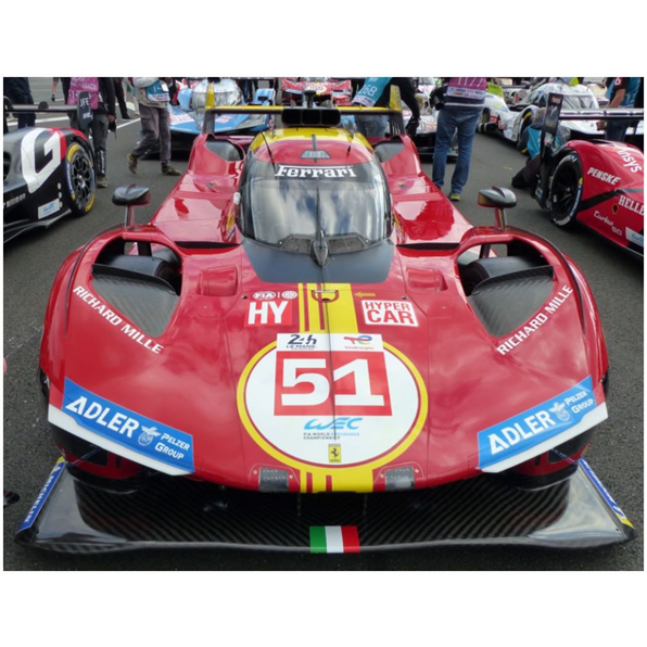 LookSmart 1:43 Scale Ferrari 499P #51 Ferrari AF Corse 3rd Le Mans 24H 2024 Guidi/Calado/Giovinazzi