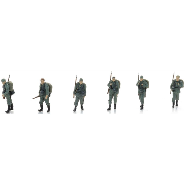 Artitec 1:87 Scale Infantry on Long March (6x) (WM) Ready-Made Figures
