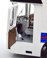 IXO/CMR 1:18 Scale Mercedes O317 Porsche Race Transporter Martini 1968 White