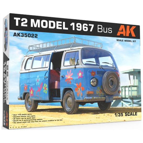 AK Interactive Kits 1:35 Scale T2 Model 1967 Bus