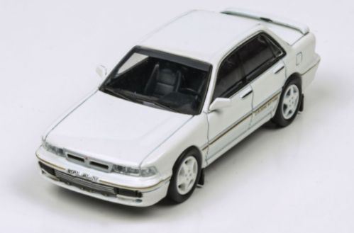 Paragon 1:64 Scale Mitsubishi Galant VR-4 Sophia White (RHD)