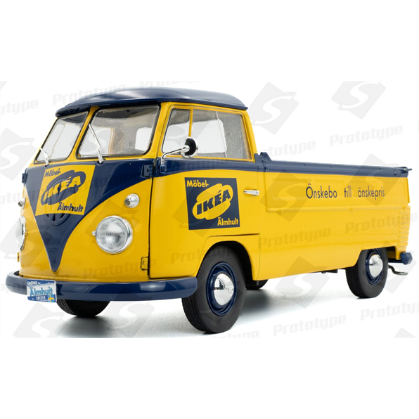 Solido 1:18 Scale VW T1 Pick-Up Yellow 1950