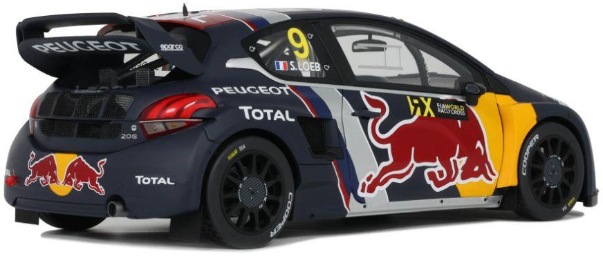 OTTO 1:18 Scale Peugeot 208 WRX S.Loeb Belgium GP 2018