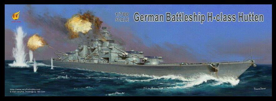 Very Fire 1/700 Scale German Battleship H-Class H-39 Hutten VF700906