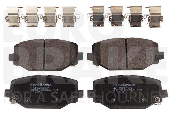 Fits To Chrysler Grand Voyager 2.8 CRD  2012-2016 Rear Brake Pads