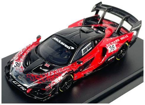 LCD  1:64th Scale McLaren Senna GTR Electroplating Red