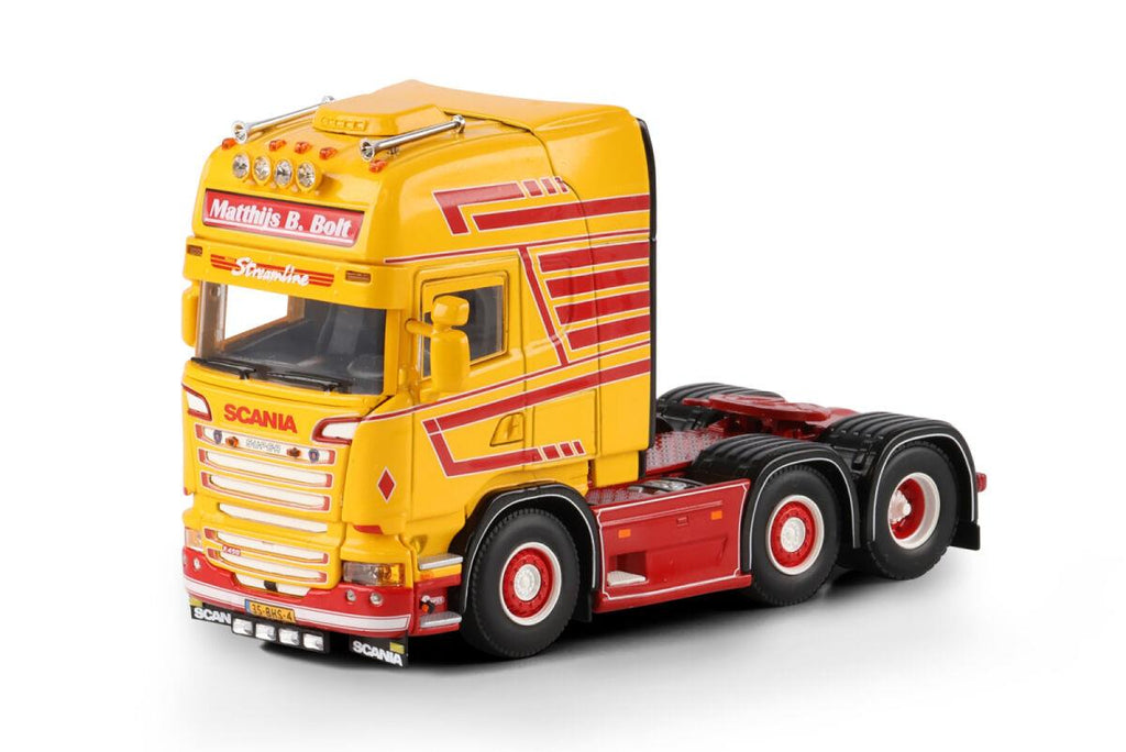 WSI  1:50th Scale Scania Streamline Topline 6x2 Twin Steer Matthijs B. Bolt