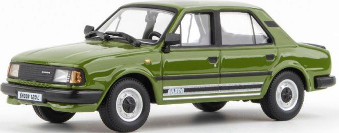 Abrex 1:43 Scale Skoda 120L 1984 Olive Green