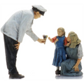 Artitec 1:87 Scale Ice Cream Vendor w/Mother and Child (3x) Ready-Made Figures