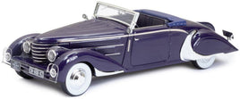 Esval 1:43 Scale Delage D6-70 Cabriolet by Letourneur & Marchand Top Down w/Closed Rear Skirts