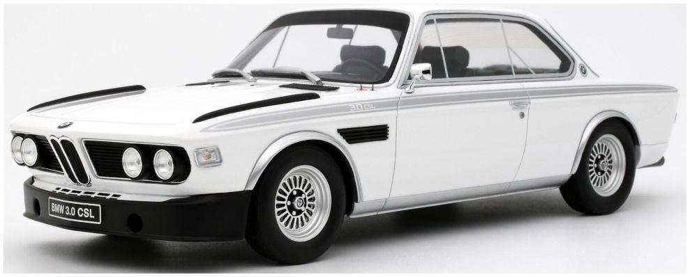 OTTO 1:18 Scale BMW 3.0 CSL Chamonix White 1972