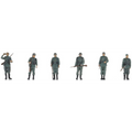 Artitec 1:87 Scale Infantry Awaiting Transport (6x) (WM) Ready-Made Figures