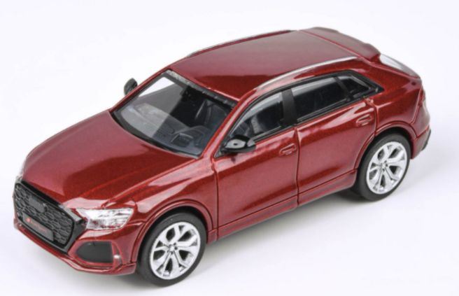 Paragon 1:64 Scale Audi RSQ8 Matador Red Metallic (RHD)
