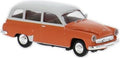 Brekina  1:87th Scale Wartburg 311 Kombi Orange/Grey 1959