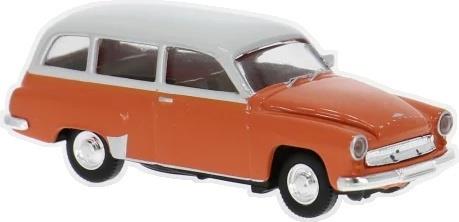 Brekina  1:87th Scale Wartburg 311 Kombi Orange/Grey 1959
