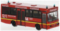Brekina  1:87th Scale Mercedes O 402 1985 Feuerwehr Flughafen Munchen