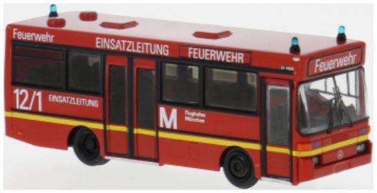 Brekina  1:87th Scale Mercedes O 402 1985 Feuerwehr Flughafen Munchen