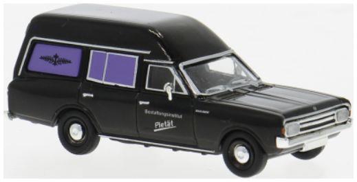 Brekina  1:87th Scale Opel Rekord C Hearse 1968 Pietat