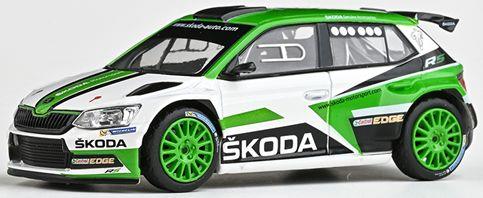 Abrex  1:18th Scale Skoda Fabia III R5 2015 Skoda Motorsport Design 2017