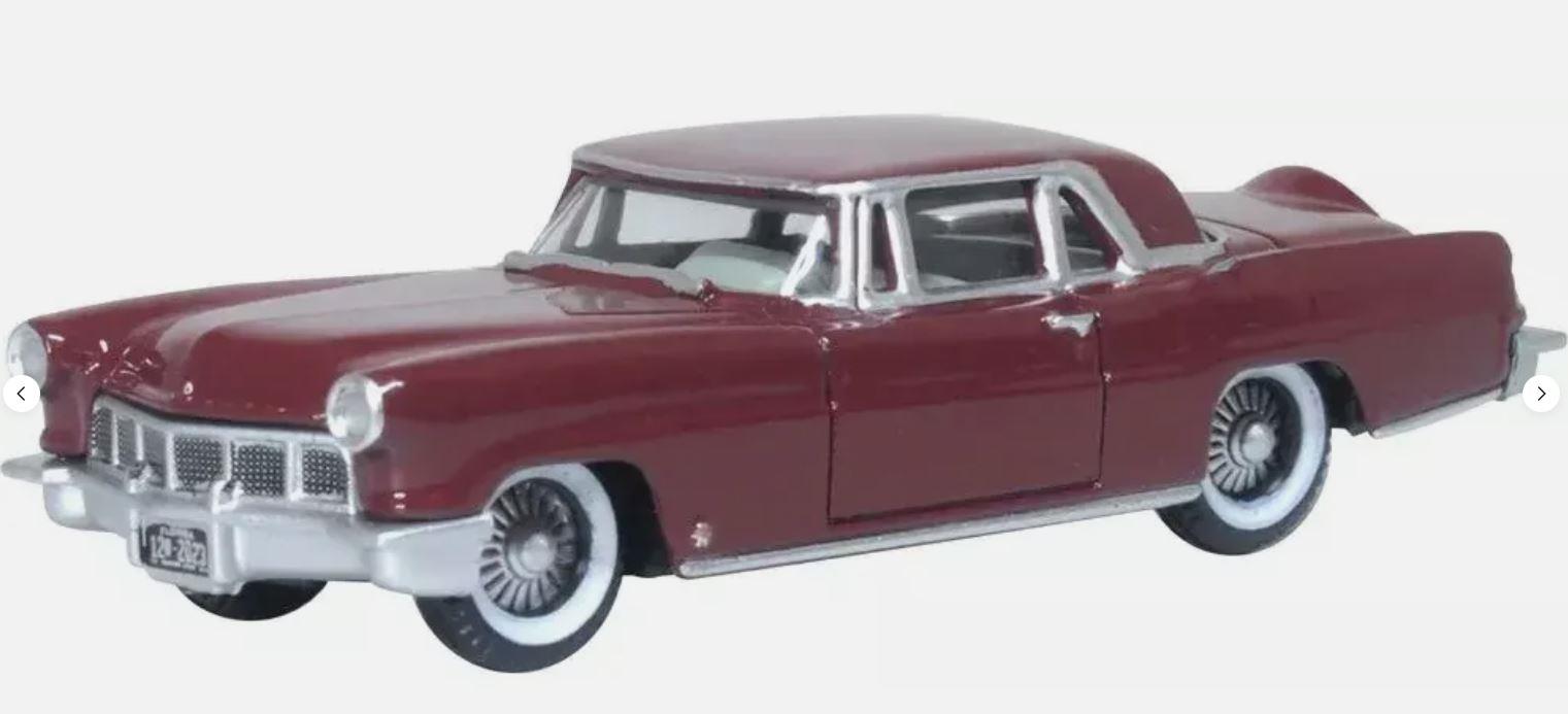 Oxford Diecast 87LC56005 1/87 Scale 1956 Continental MkII Dark Red