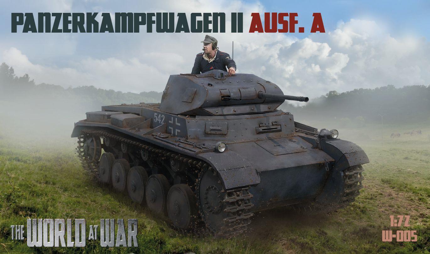 World At War 1/72 Scale  Panzerkapfwagen II Ausf. A WAW005